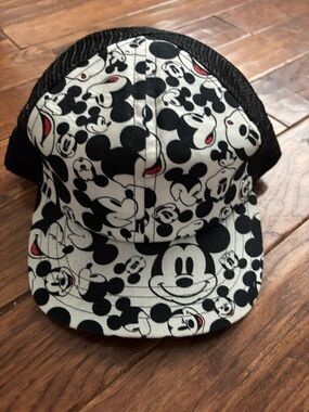 George Hats Adult Size Mickey Mouse OG Disney Hat Black White